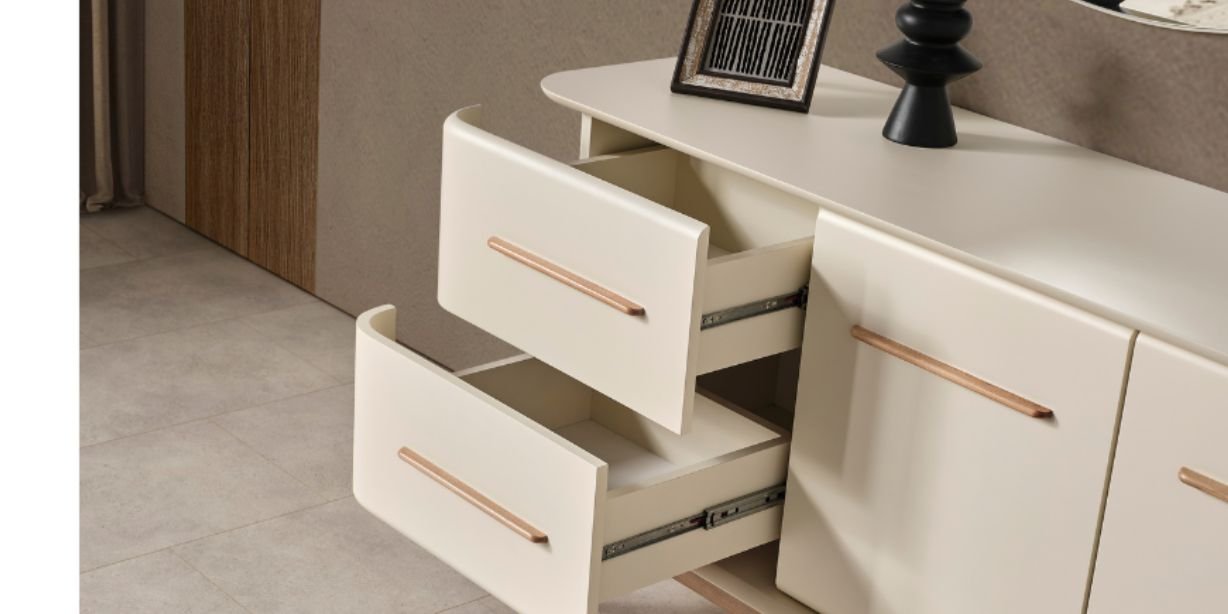 Destan Yemek Odası Takımı Krem